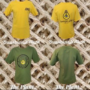 New “The Plant” / “Sunshine Yellow “ Illuminated Society Organic T-Shirt